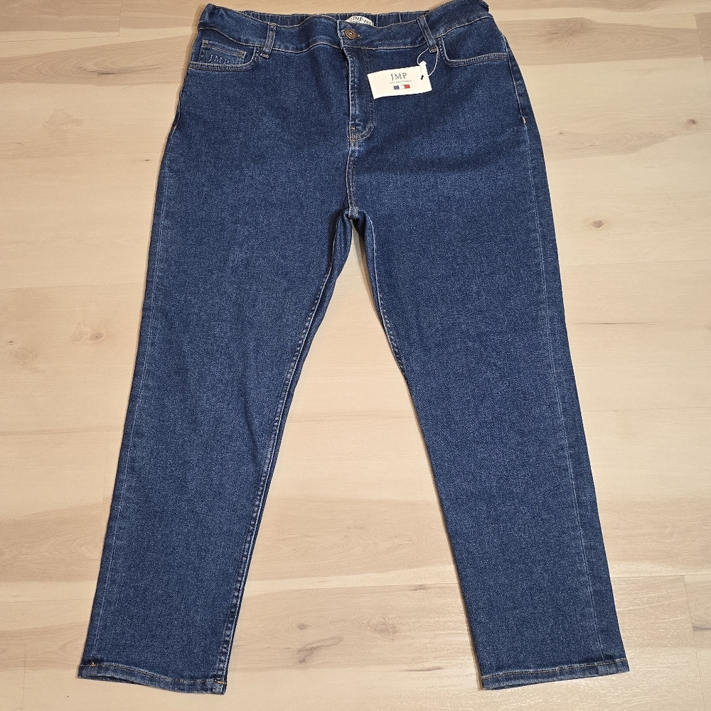 Jean Marc Philippe Italy Made High Rise Denim Women Jeans NWT 6 Stretch Waist